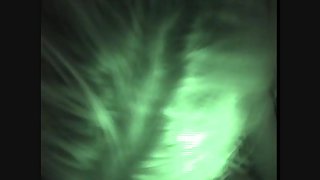 Beautiful tramp recorded on night vision camera throating beau